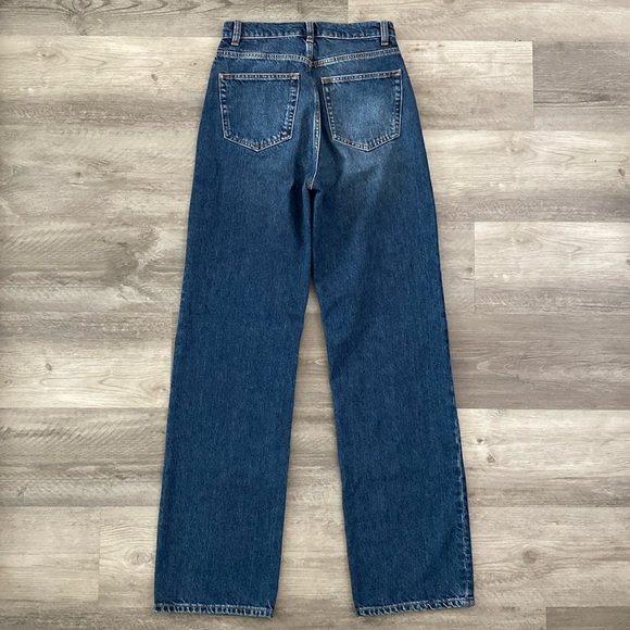 Reformation Wilder High Rise Wide Leg Jeans Womens 26 Donner Wash Blue Cotton - Picture 12 of 14